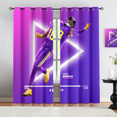 Justin Jefferson Blackout Curtains Drapes for Window Treatment Set